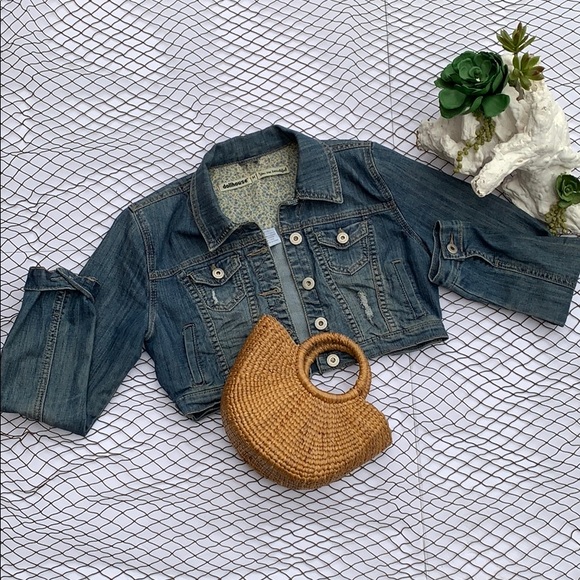 Dollhouse Jackets & Blazers - Dollhouse Cropped Denim Jacket